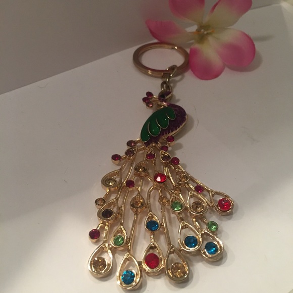 Peacock Key Chain (New) - Picture 2 of 5